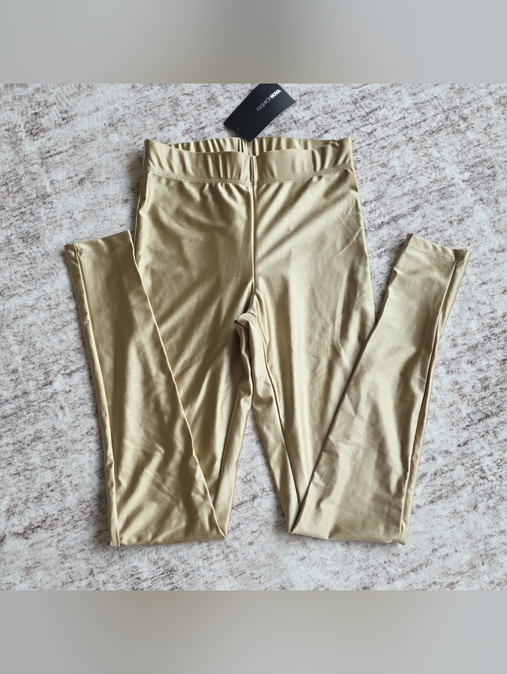 Fashion Nova Curves For Days Leggings — Tan
